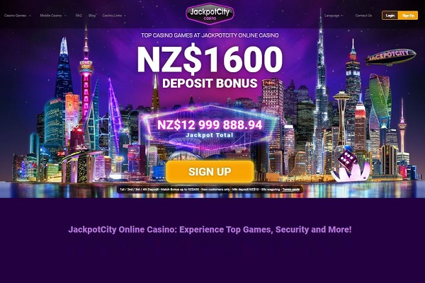 JackpotCity NZ casino login