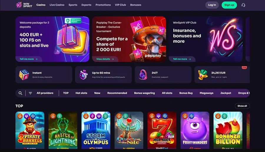 Winspirit Australian Live Casino