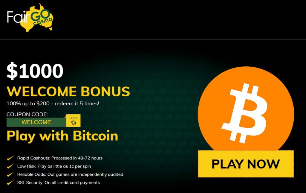 Best crypto casino: FairGO
