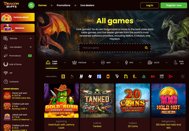 Dragon Slots for NZ amd Australia